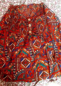 Printed Top Size 34
