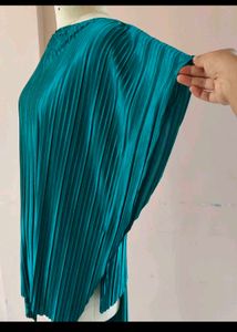 Emerald Green Pleated Co Ord Set