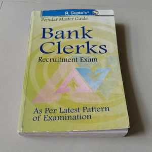 R Gupta's Bank Clerk Examination Guide