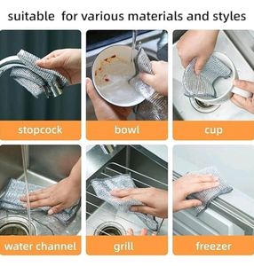 Brand New Steel Wire Dish Cloth Dishwashing Rags