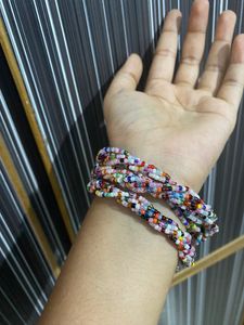Candy 🍭 Pop Bead Colours🩷🤍🩵❤️ Chain
