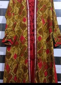 Jacket Style Long Dresss (New Without Tag)