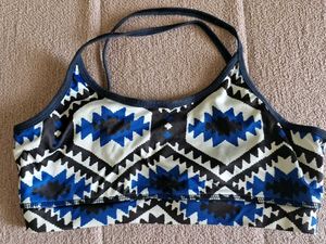 Non Padded 30 To 32 Fit Razor Back Cropped Bra