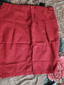 Red Mini Skirt