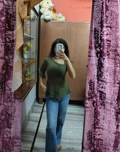 One Shoulder Peplum Top