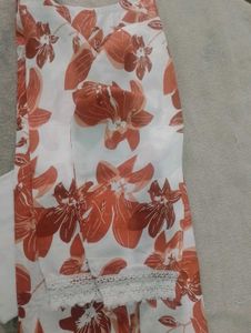 Floral Print Kurta Set totally new