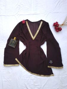 Y2k Assymetrical corset vintage kurti 🫶🏻