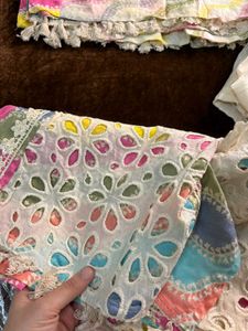 schiffli Kurta Set &amp; Dupatta