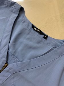 Zudio Women’s Top,Small Size,Light Blue Colour
