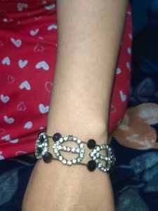 Sparkling Silver &amp; Gemstone Bracelet