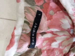 Beautiful Off White Floral Top