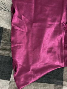 Purple Satin Nightsuit