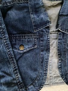 Denim Cropped Jacket
