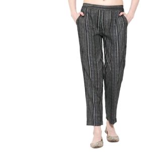 Black Striped Trouser