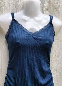 20296. Blue Bodycon Mini Dress