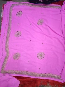 Full diamond work saree