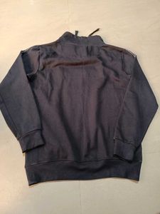 Stylish Navy Graphic Hoodie, M Size