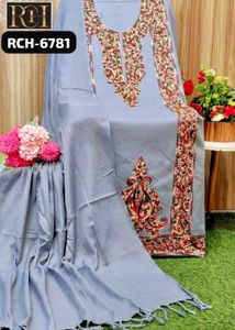 New Standard Wollen Kashmiri Dress full Embroidery