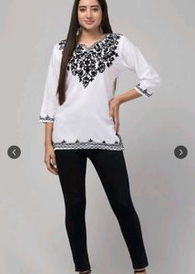 White embroidery tunic 💕