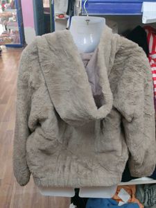 Cozy Faux Fur Bomber Jacket