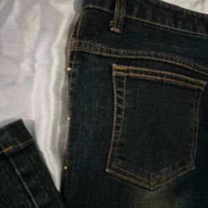 Bootcut Y2K Denim With Leather Sides