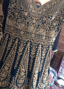 Elegant Embroidered Anarkali Gown