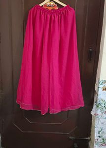 Rani Pink Embellished Anarkali Set