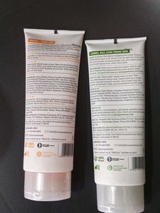 Plum Face Wash combo green tea and white te