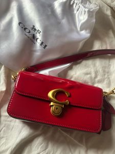 Coach Cherry Red Tabby Shoulder Bag