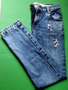 Ripped Blue Jeans