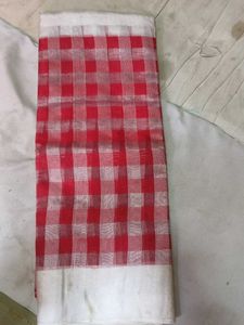 New Chanderi Silk Sarees With Constract Blouse