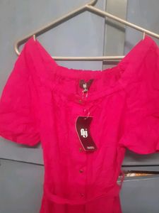 Brand New Fusia Pink Dress Full Length
