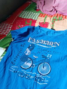 Blue Graphic T-Shirt