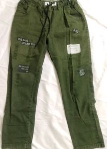 Funky Green Pants