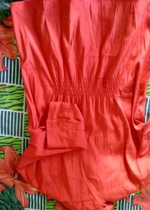 Orange Casual Shirt
