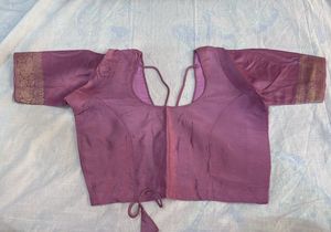 Elegant Purple Banarasi Silk Saree