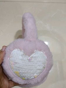 Soft Pink Faux Fur Earmuffs - Winter Warmth