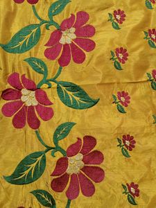 Full Embroidery Silk Saree