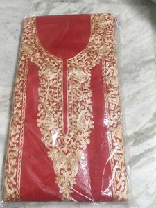 Embroidered Dress Material Without Shawl
