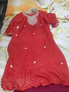 Lahariya Kurti With Skirt