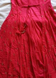 Pink Ethnic Long Top
