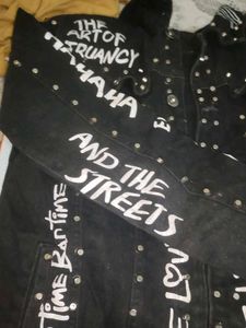 Unique Graphic Denim Jacket