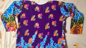 Women Beautiful Stylish Purple Kurti 💜 ✨️