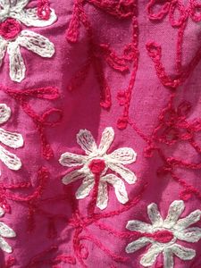 Chikan With Cotton Kurti