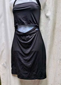 2178. Black Cutout Mini Dress