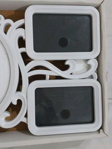 a white medium size photo frame