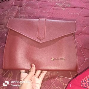 MyGlamm Maroon Clutch
