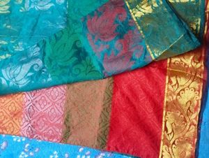 zari work saree
