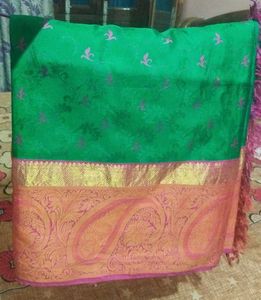 Kanjeevaram Silk Saree Wth Stritched Blouse