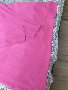 Pink Turtle Neck Oversized Top